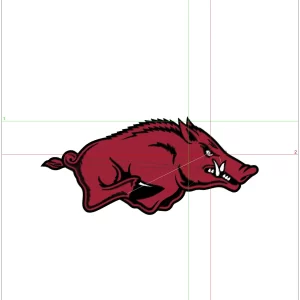 Arkansas Razorbacks embroidery design