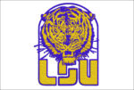 LSU Fighting Tigers 1967 embroidery design