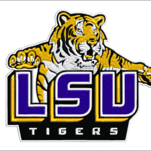 LSU Tigers embroidery design