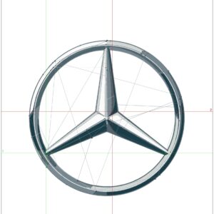 Mercedes embroidery design