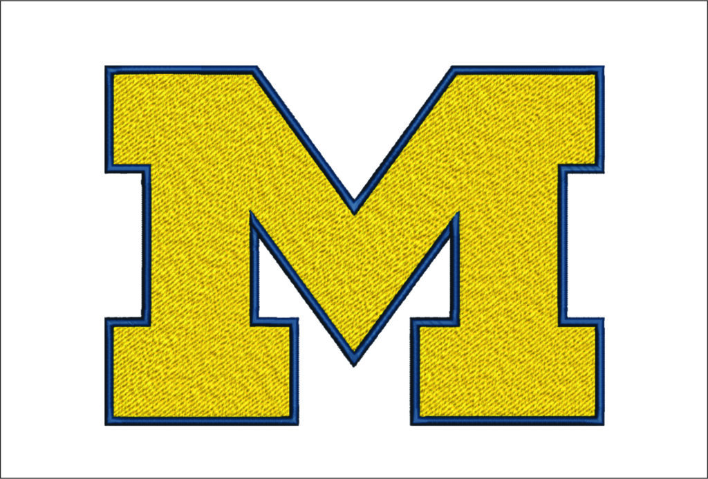 Michigan Wolverines embroidery design - University of Michigan, Ann ...