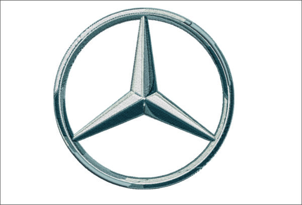 Mercedes embroidery design