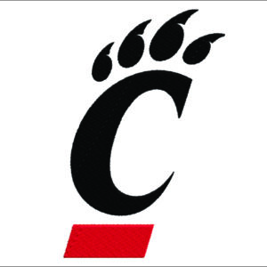 Cincinnati bearcats embroidery design