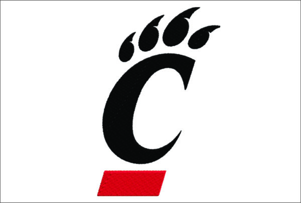 Cincinnati bearcats embroidery design