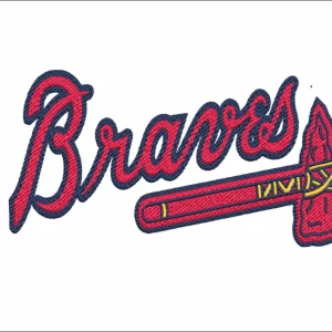 Atlanta Braves embroidery design