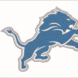 Detroit Lions NFL embroidery design