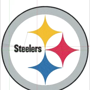 Pittsburgh Steelers NFL embroidery design