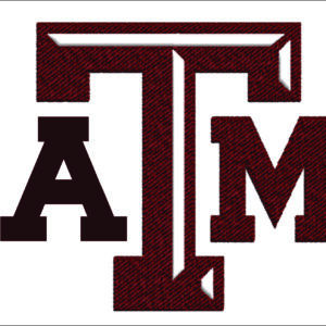 Texas A & M Aggies embroidery design