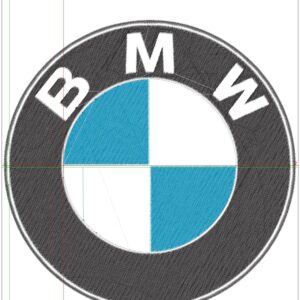 BMW Large Car Logo 60 to 97 embroidery design