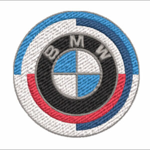 BMW M Sport Small Car Logo embroidery design