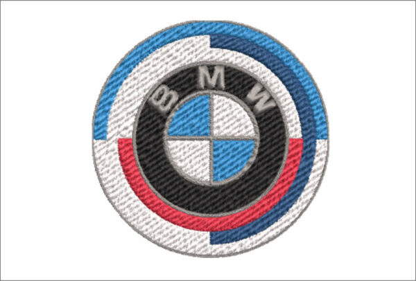 BMW M Sport Small Car Logo embroidery design