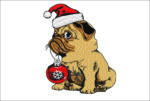 Christmas Pug