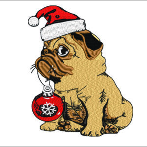 Christmas Pug