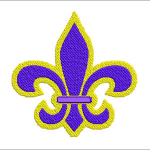 LSU Fighting Tigers Fleur embroidery design