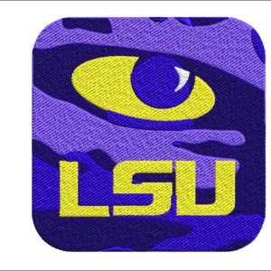 LSU Fighting Tigers Eye embroidery design