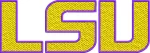 LSU Highlight embroidery design