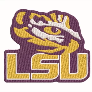 LSU Eye Fighting Tigers embroidery design