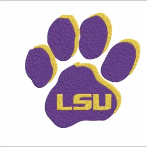 LSU Tigers Football Paw Logo