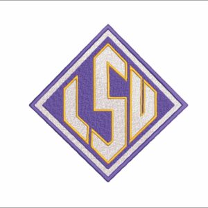 LSU Tigers Diamond embroidery design