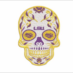 LSU Fighting Tigers Mexican embroidery design