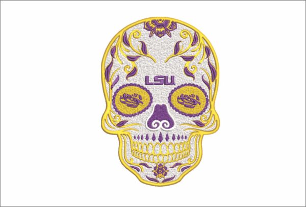 LSU Fighting Tigers Mexican embroidery design