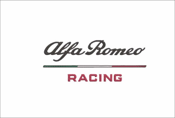 Alfa Romeo F1 embroidery design