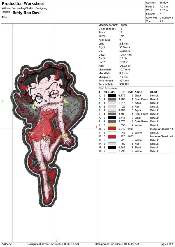 Betty Boop Devil