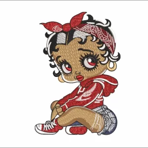 Betty Boop sitting