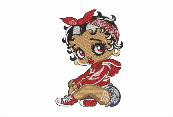 Betty Boop sitting