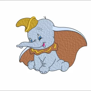 Dumbo embroidery design