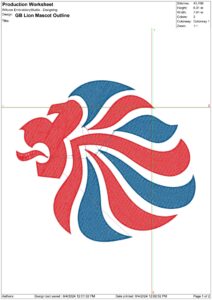 Team GB Lion Outlined