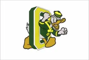 Oregon Ducks embroidery