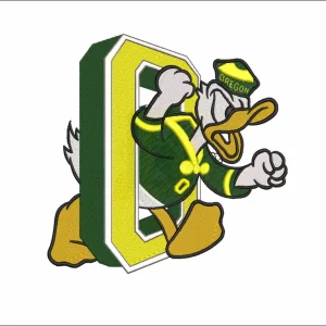 Oregon Ducks embroidery