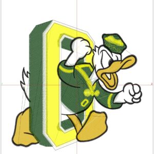 Oregon Ducks embroidery