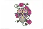 Day of Dead Death Flower Sugar Skull