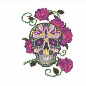 Day of Dead Death Flower Sugar Skull