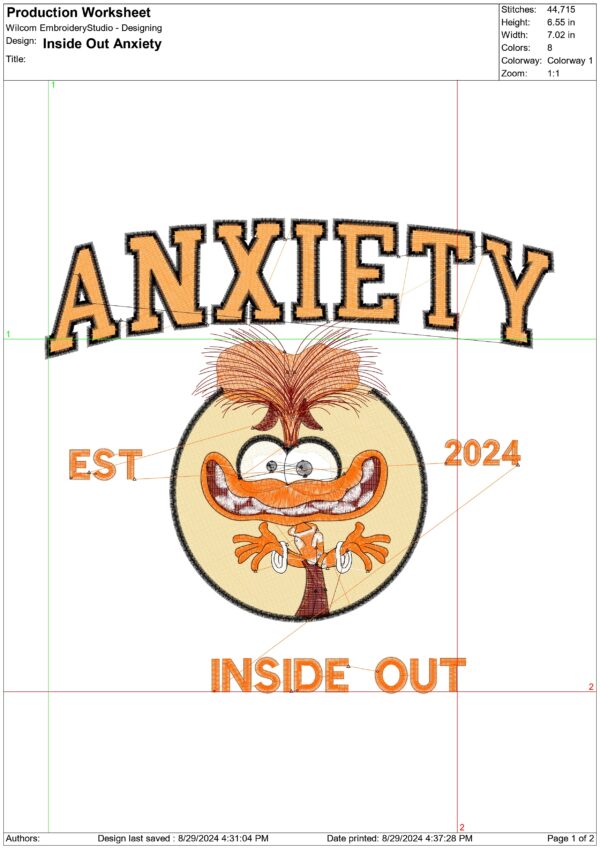 Inside Out Anxiety Emblem