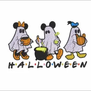 Mickey and Friends in Ghost Outfits