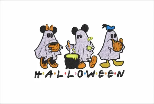 Mickey and Friends in Ghost Outfits