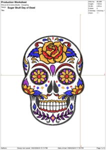 Sugar Skull Day of Dead Death