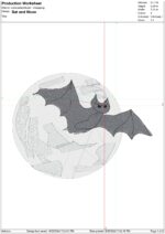 Bat and Moon