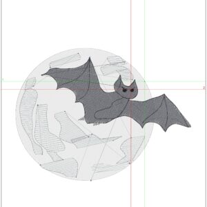 Bat and Moon