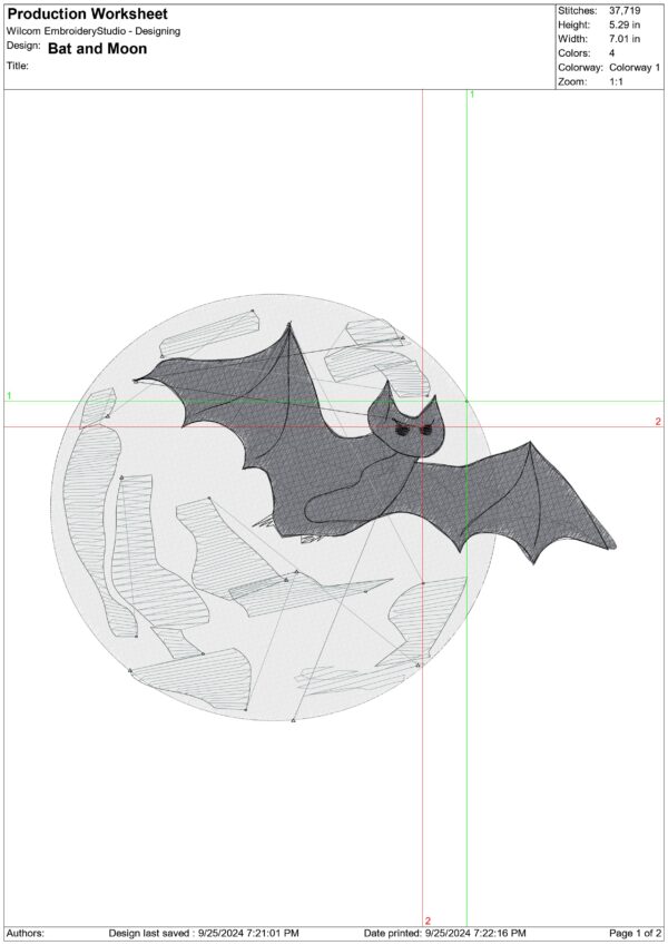 Bat and Moon