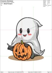 Halloween Embroidery Design