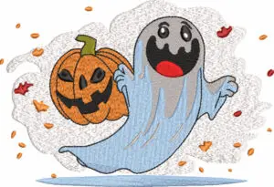 Halloween Embroidery Design