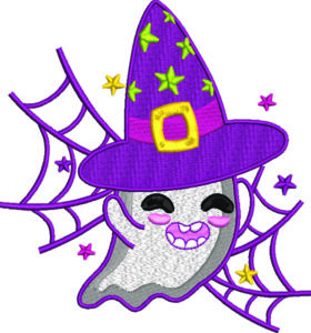 Halloween embroidery design