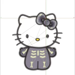 Hello Kitty Skeleton