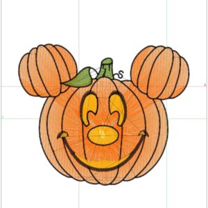 Halloween embroidery design