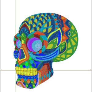 Multi Coloured Skull