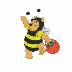 Pooh in Bee outfit